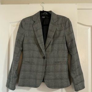 Plaid Zara Blazer